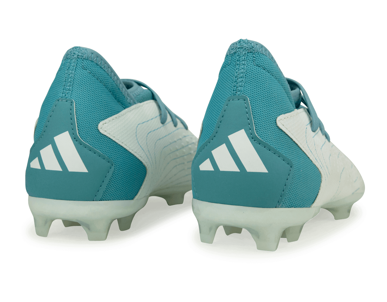 adidas Kids Predator Accuracy.3 FG White/Blue - Image 4