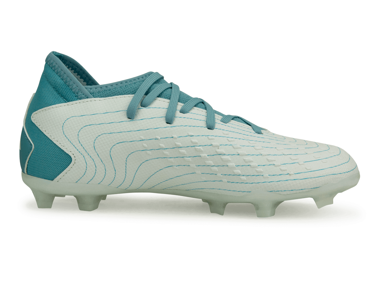 adidas Kids Predator Accuracy.3 FG White/Blue - Image 2