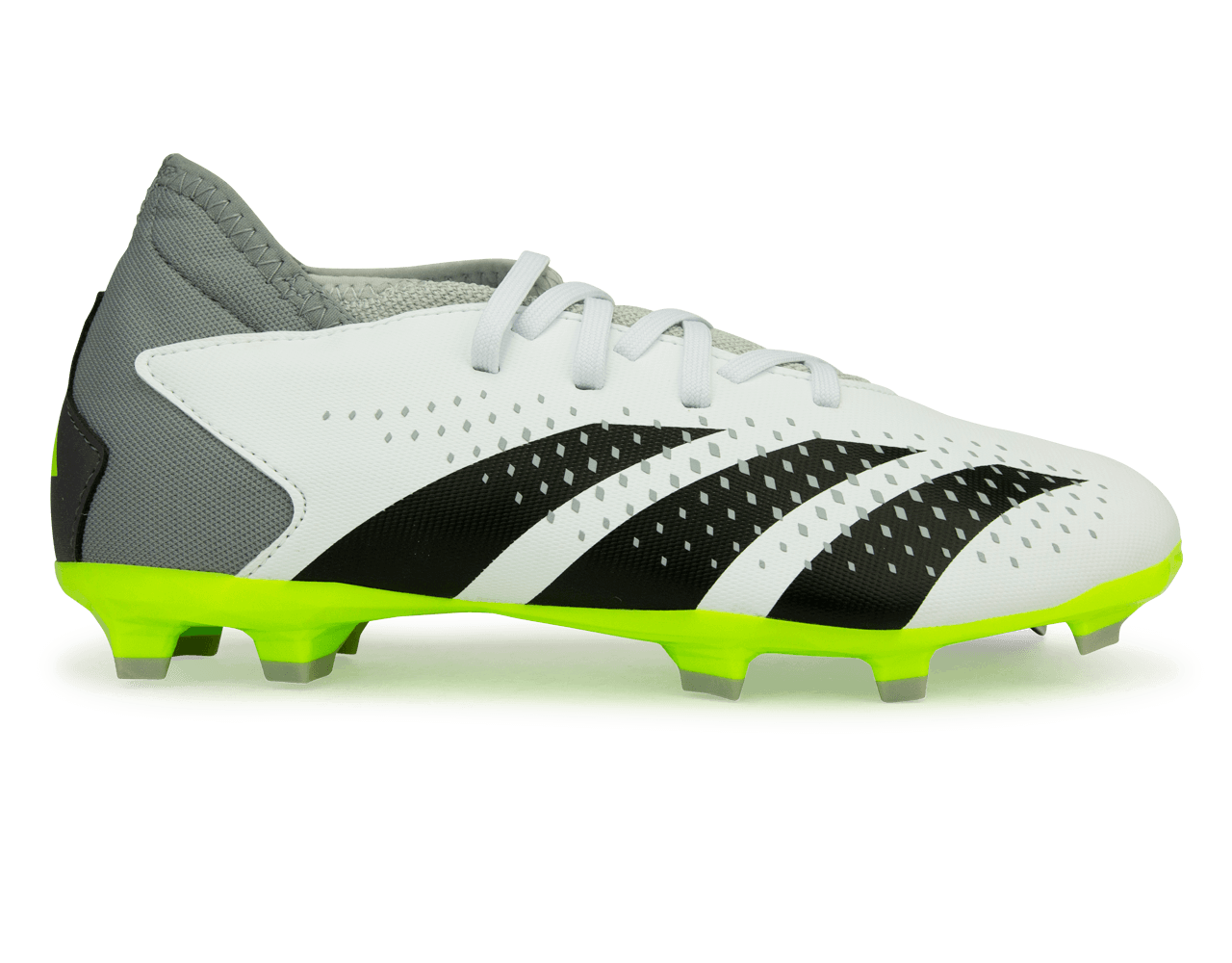 adidas Kids Predator Accuracy.3 FG White/Lucid Lemon