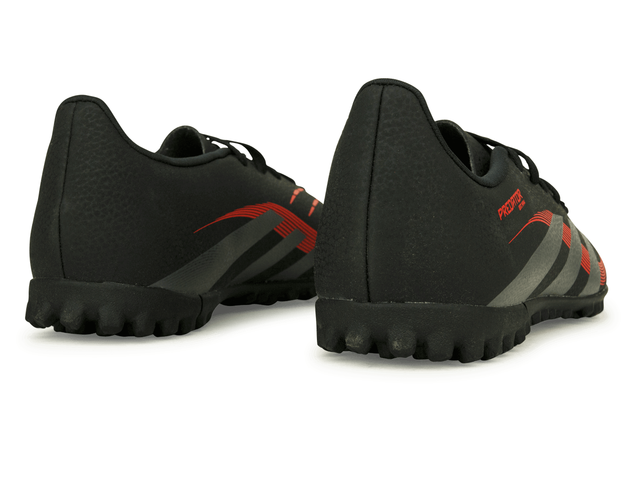 adidas Kid's Predator Club TF Core Black/Grey/Red - Image 4
