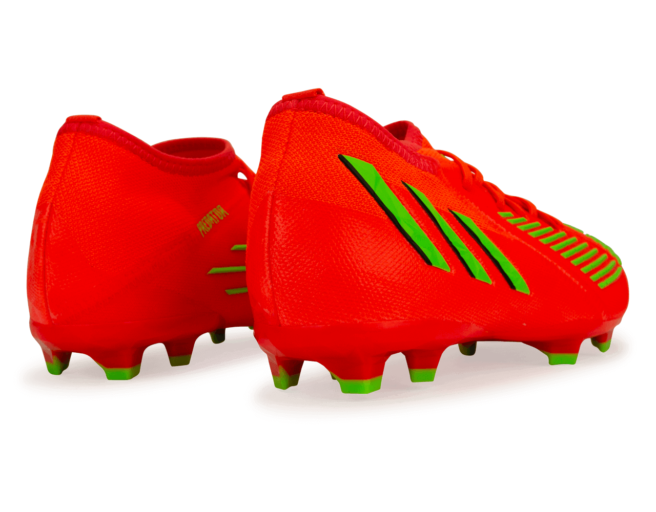 adidas Kids Predator Edge.1 FG Solar Red/Solar Green - Image 3