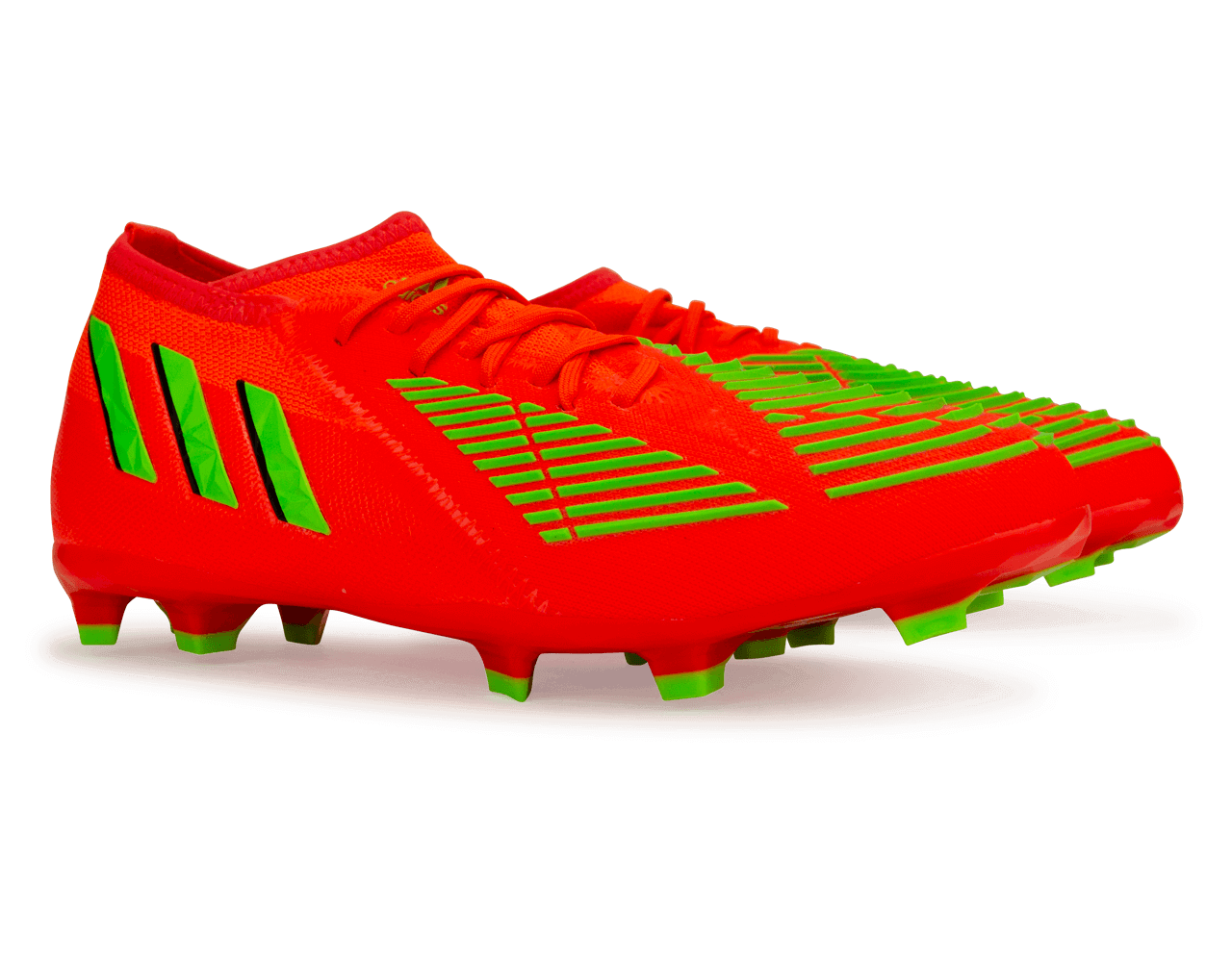 adidas Kids Predator Edge.1 FG Solar Red/Solar Green - Image 4