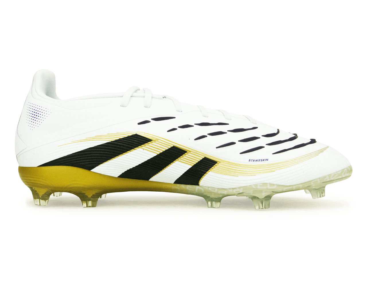 adidas Kids Predator Elite FG White/Black/Gold - Image 2