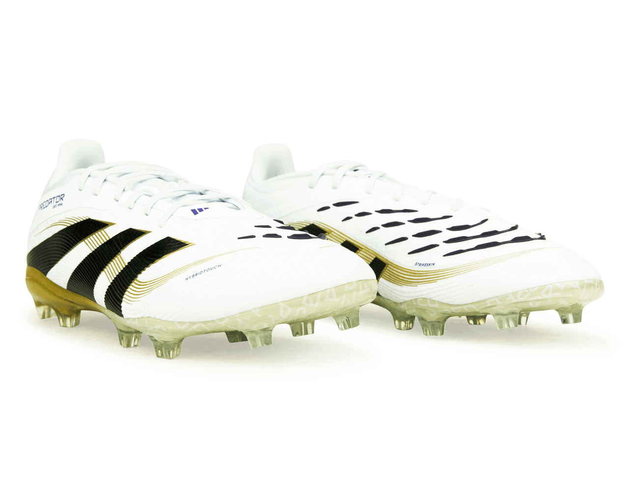 adidas Kids Predator Elite FG White/Black/Gold - Image 4