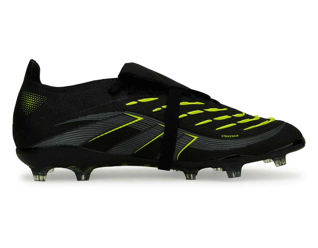 adidas Kids Predator Elite Foldover Tongue FG Black/Green - Image 2