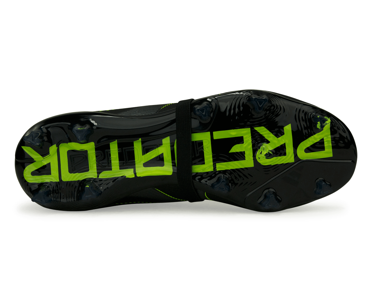 adidas Kids Predator Elite Foldover Tongue FG Black/Green - Image 3