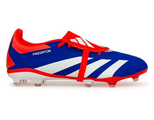 adidas Kids Predator Elite Foldover Tongue FG Lucid Blue/White/Solar Red