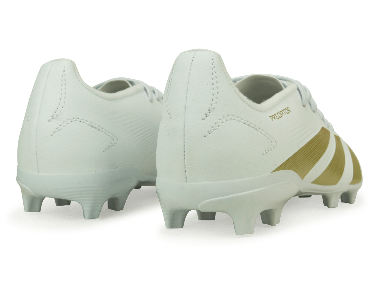 adidas Kids Predator League FG White/Gold - Image 4