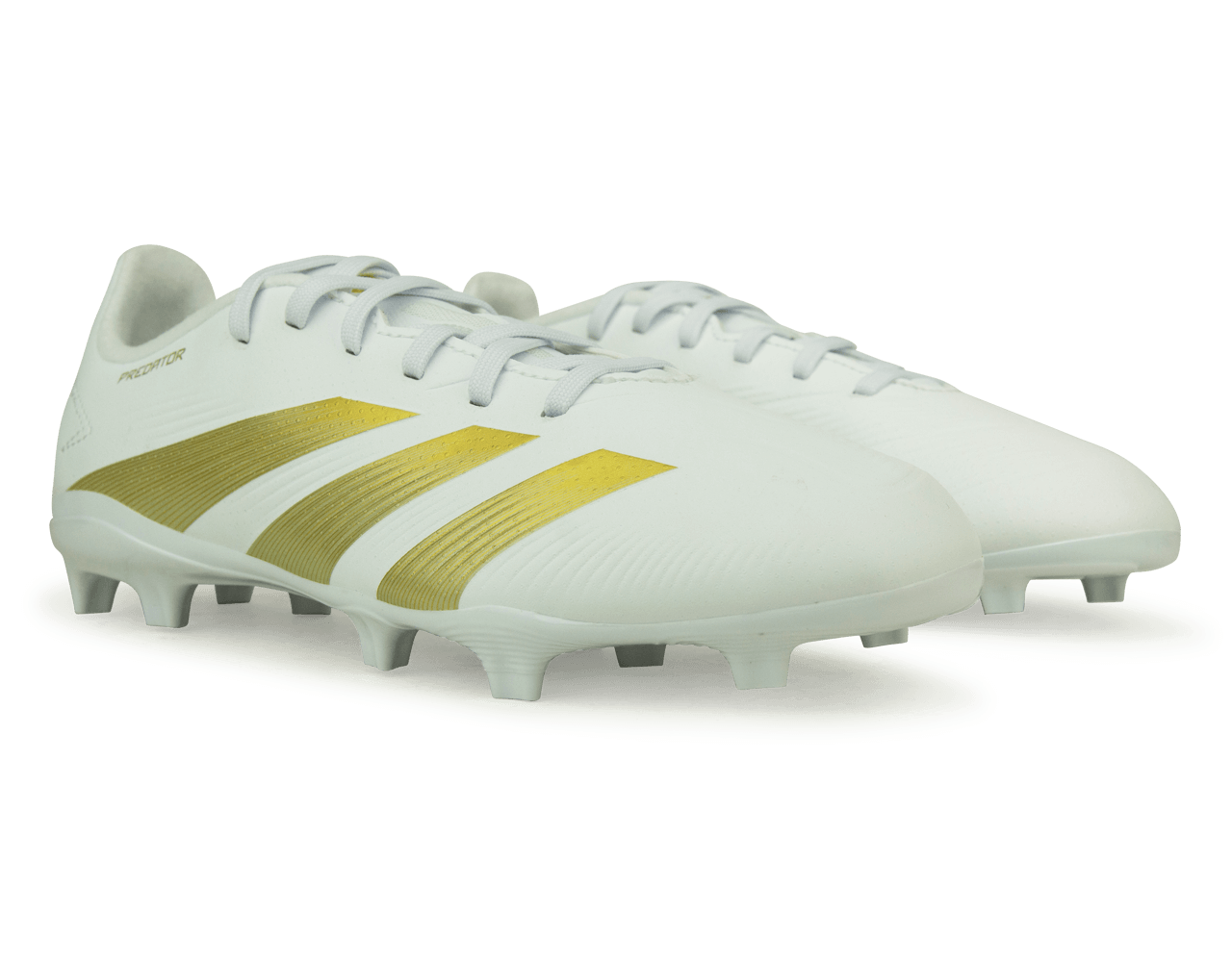 adidas Kids Predator League FG White/Gold - Image 3