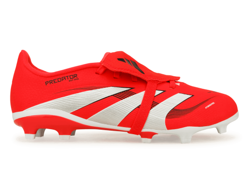 adidas Kids Predator League Foldover Tongue FG Red/White/Black