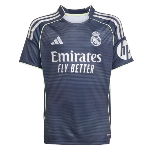 adidas Kids Real Madrid 2025/26 Away Jersey Legend Ink/ White