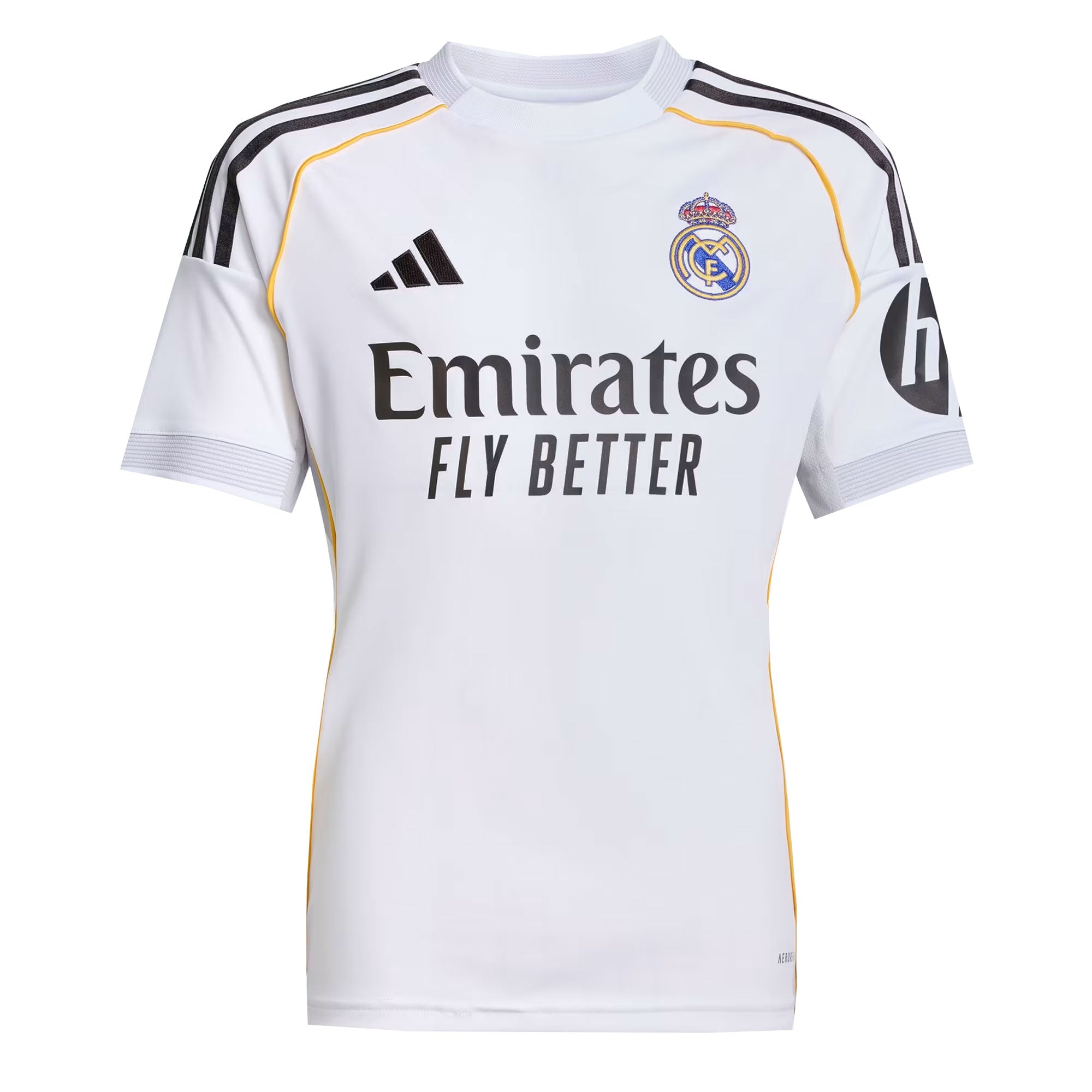 adidas Kids Real Madrid 2025/26 Home Jersey w/ Mbappe #10 Printing - Image 2