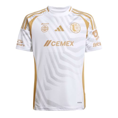 adidas Kids Tigres UANL 2024/25 Third Jersey White/Grey