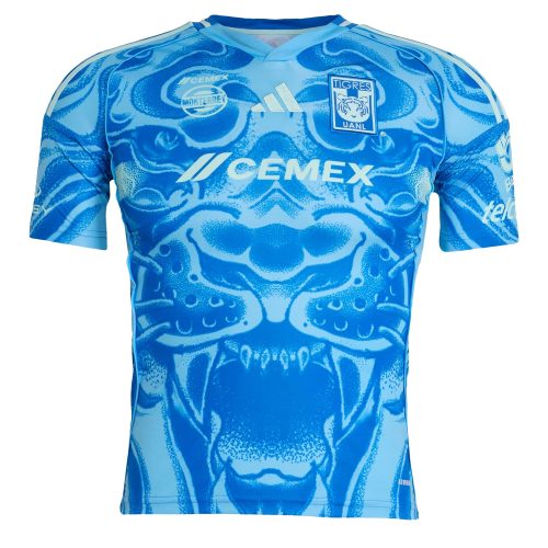adidas Kids Tigres UANL 2025/26 Away Jersey Sea Blue