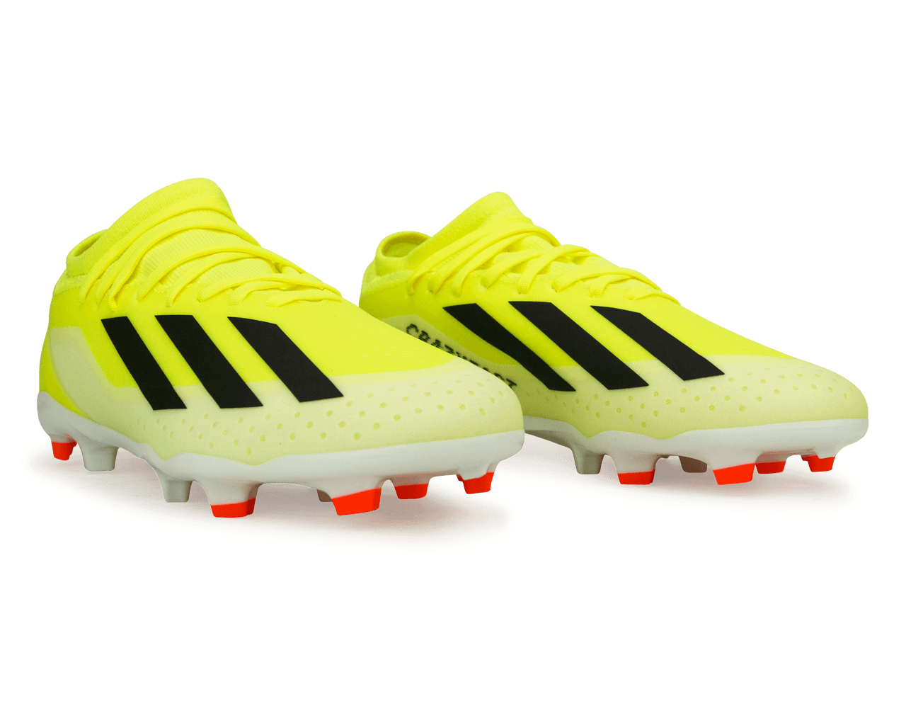 adidas Kids X Crazyfast League FG Solar Yellow/Core Black - Image 3