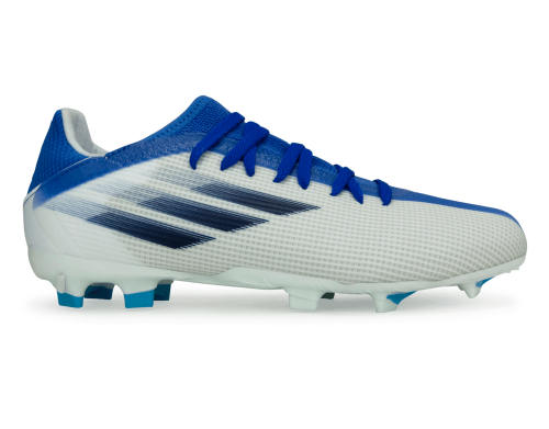 adidas Kids X Speedflow.3 FG White/Navy/Sky Blue