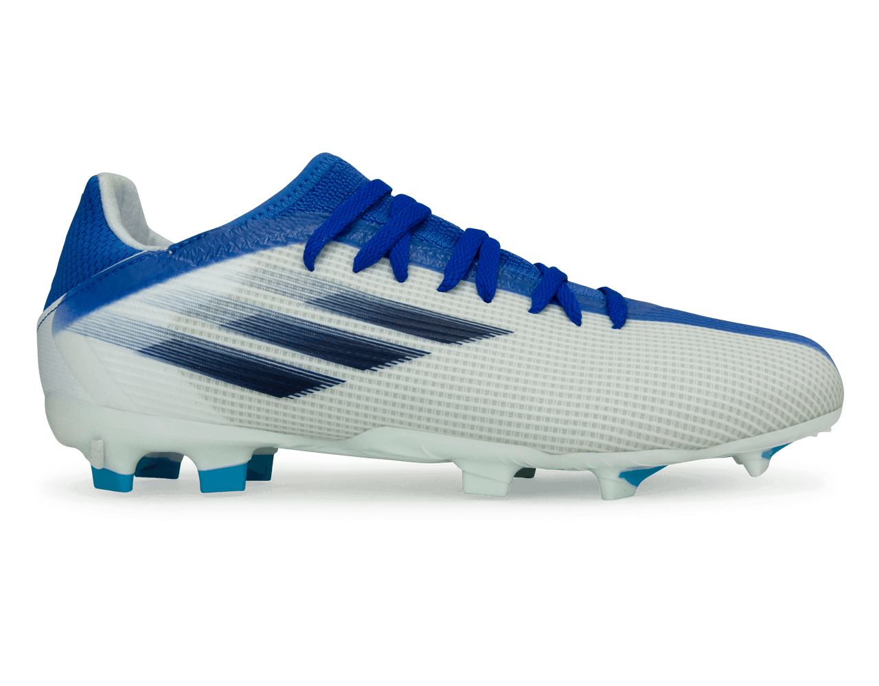 adidas Kids X Speedflow.3 FG White/Navy/Sky Blue
