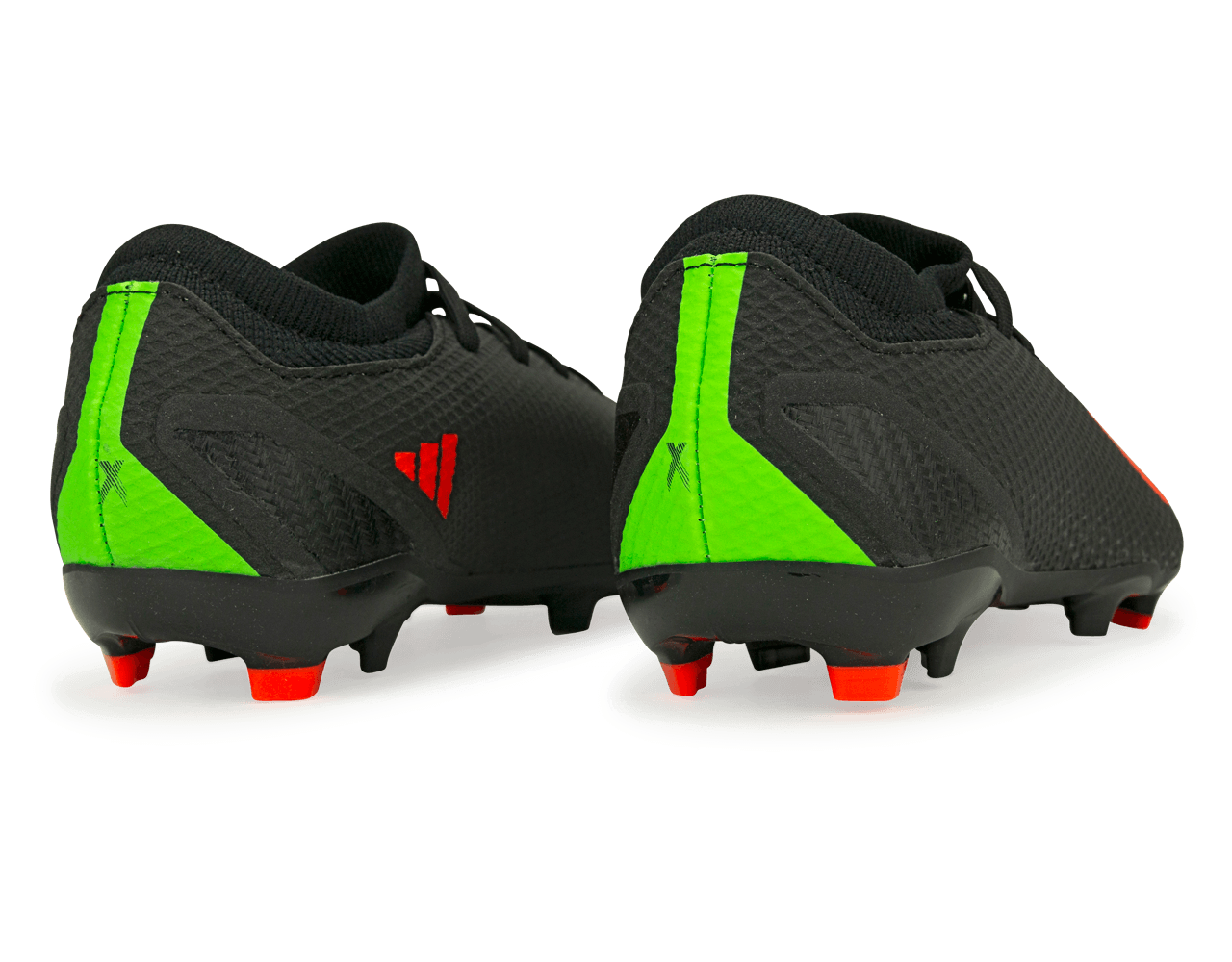 adidas Kids X SpeedPortal.3 FG Black/Solar Red - Image 4