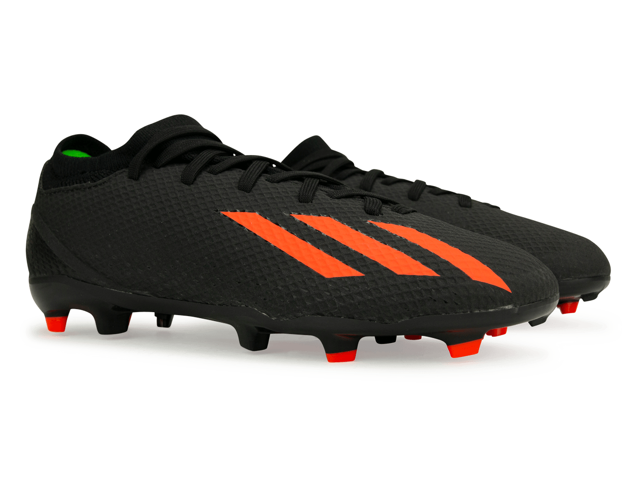 adidas Kids X SpeedPortal.3 FG Black/Solar Red - Image 3