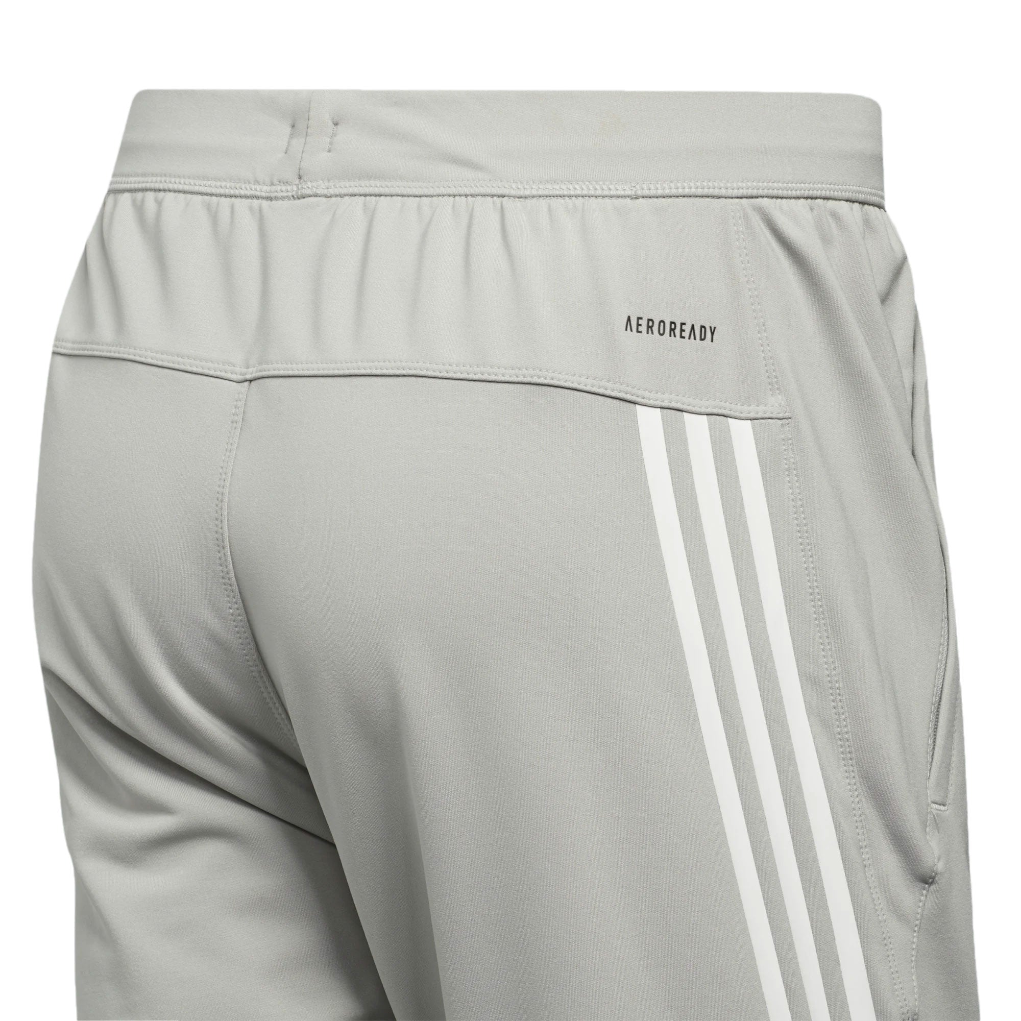 adidas Men's Aeroready 3-Stripes Cold Weather Knit Pants Metal Grey - Image 4