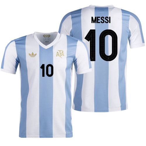 adidas Men's Argentina 50th Anniversary Jersey w/ Messi #10 Printing
