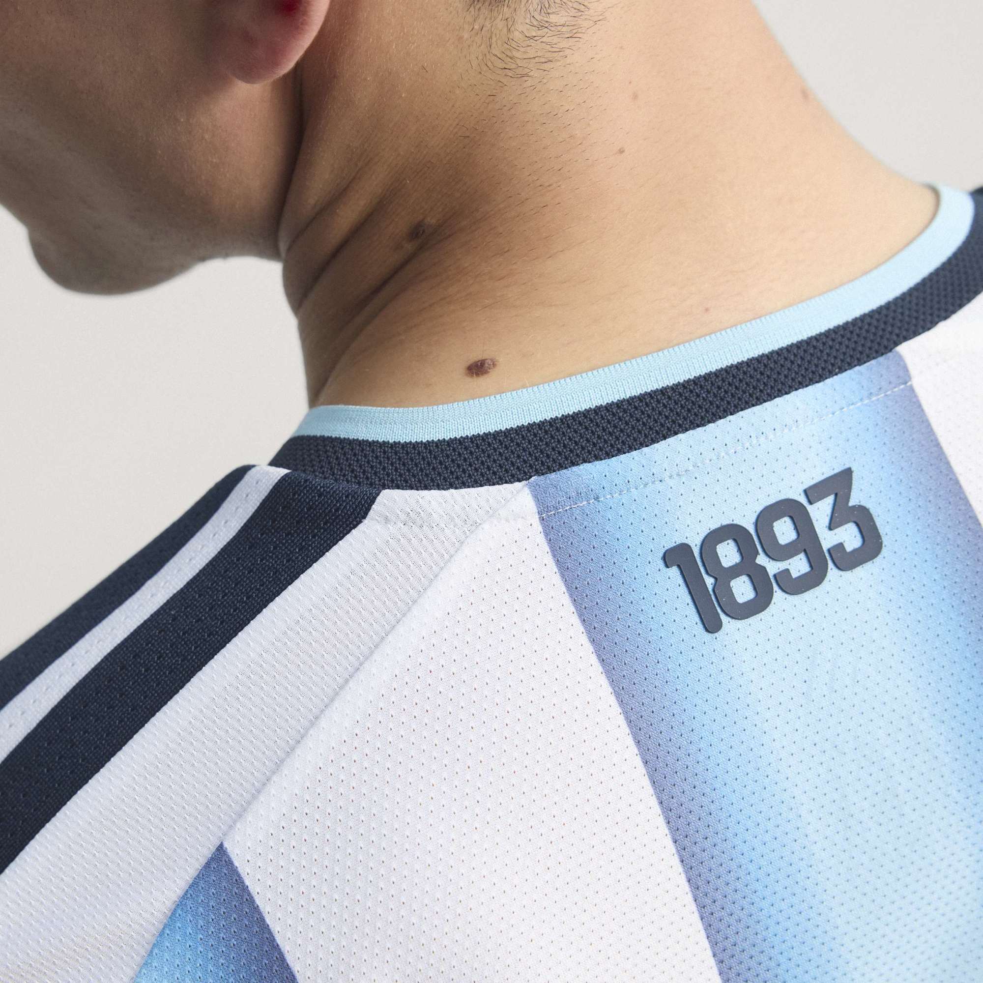 adidas Men's Argentina World Cup 2026 Authentic Home Jersey White/Sky Blue - Image 6