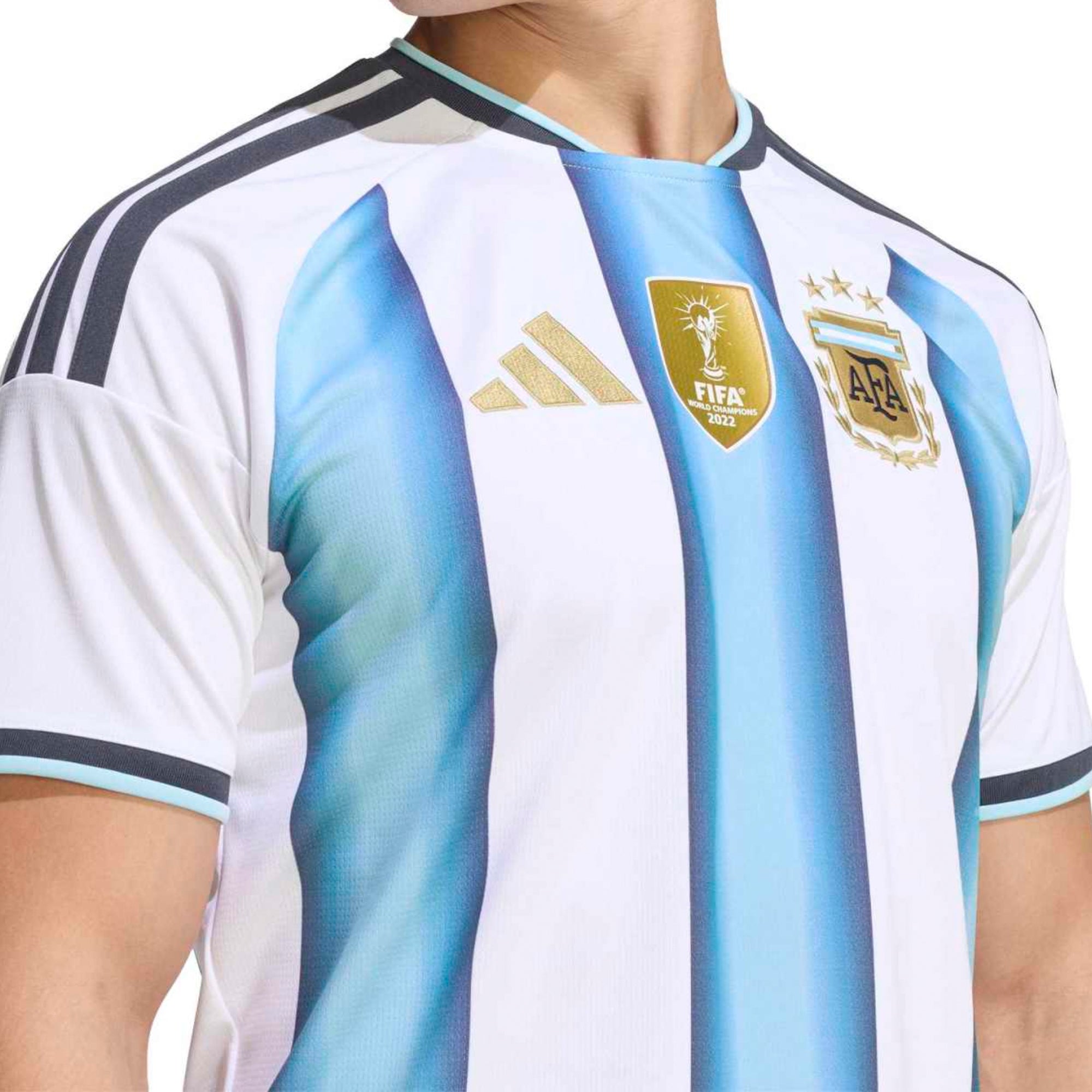 adidas Men's Argentina World Cup 2026 Home Jersey White/Sky Blue - Image 3