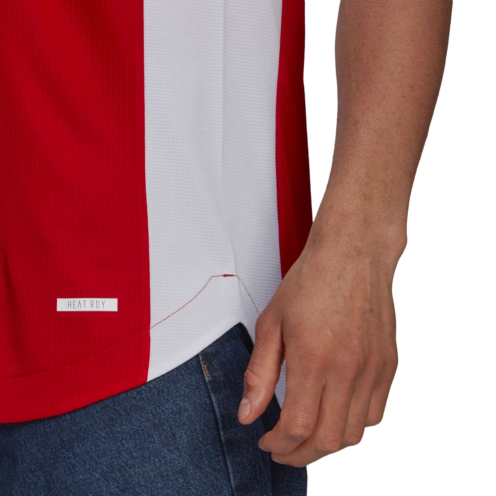 adidas Men's Arsenal 2021/22 Authentic Home Jersey Red/White - Image 5