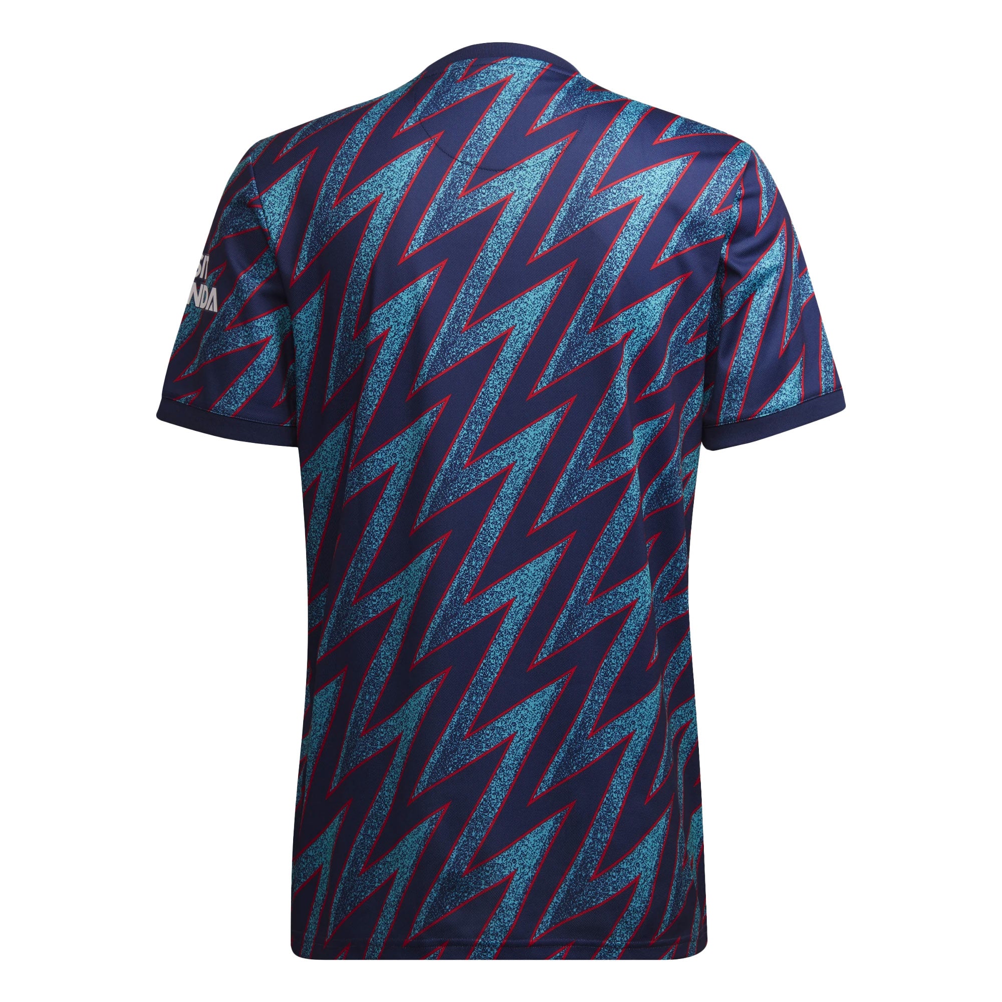 adidas Men's Arsenal 2021/22 Third Jersey Mystery Blue/White - Image 2