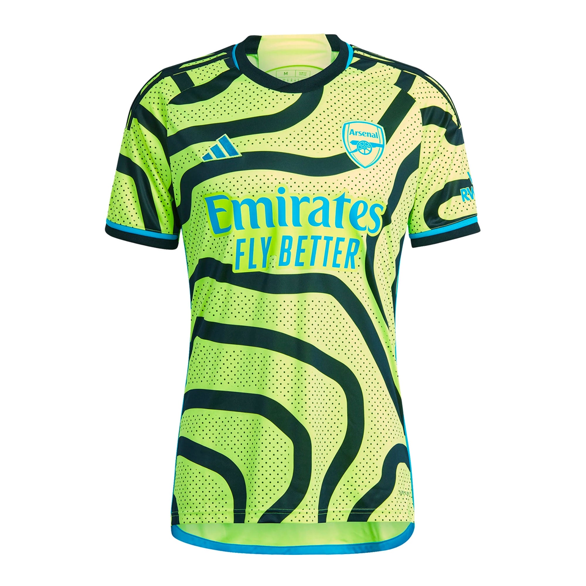 adidas Men's Arsenal 2023/24 Away Jersey Yellow/Black