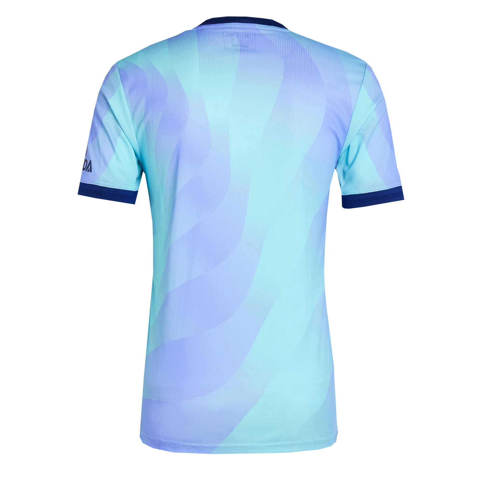 adidas Men's Arsenal 2024/25 Authentic Third Jersey Clear Aqua/Light Flash Purple - Image 2