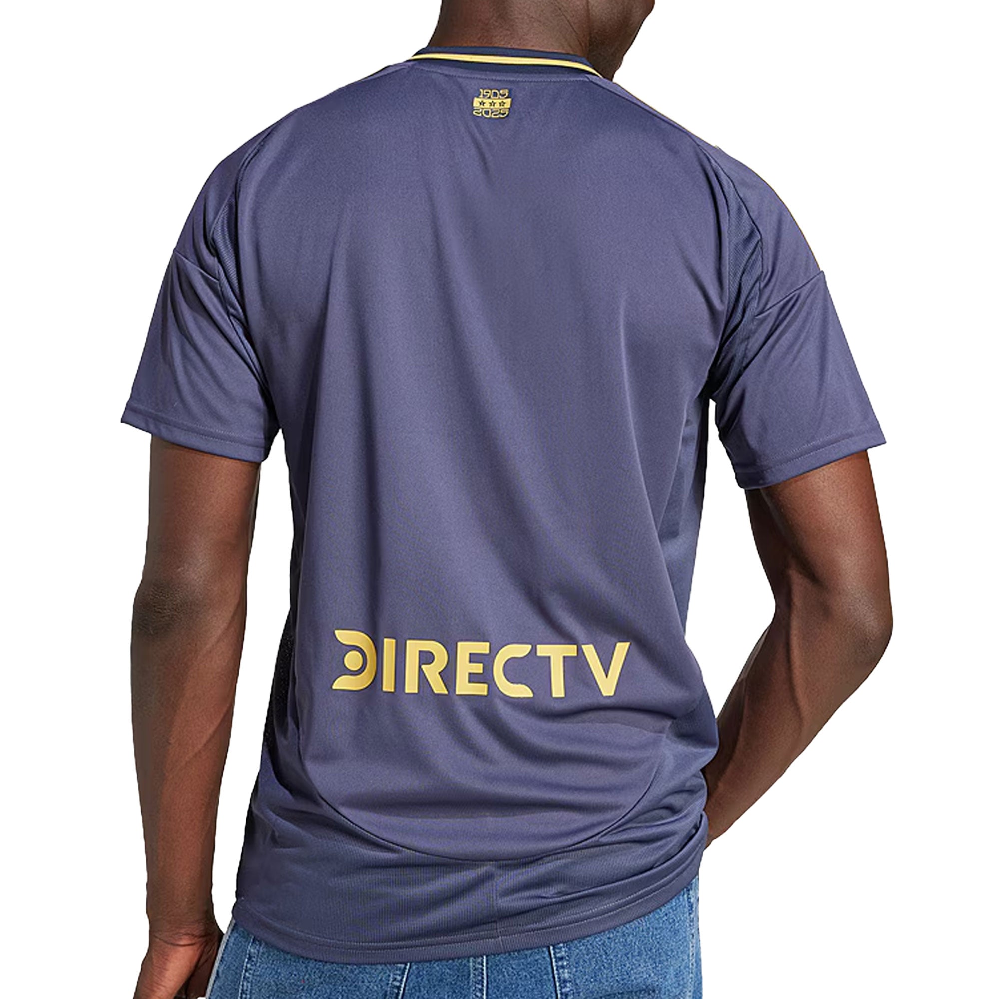 adidas Men's Boca Juniors 2025/26 Third Jersey Shadow Navy/Pyrite - Image 2