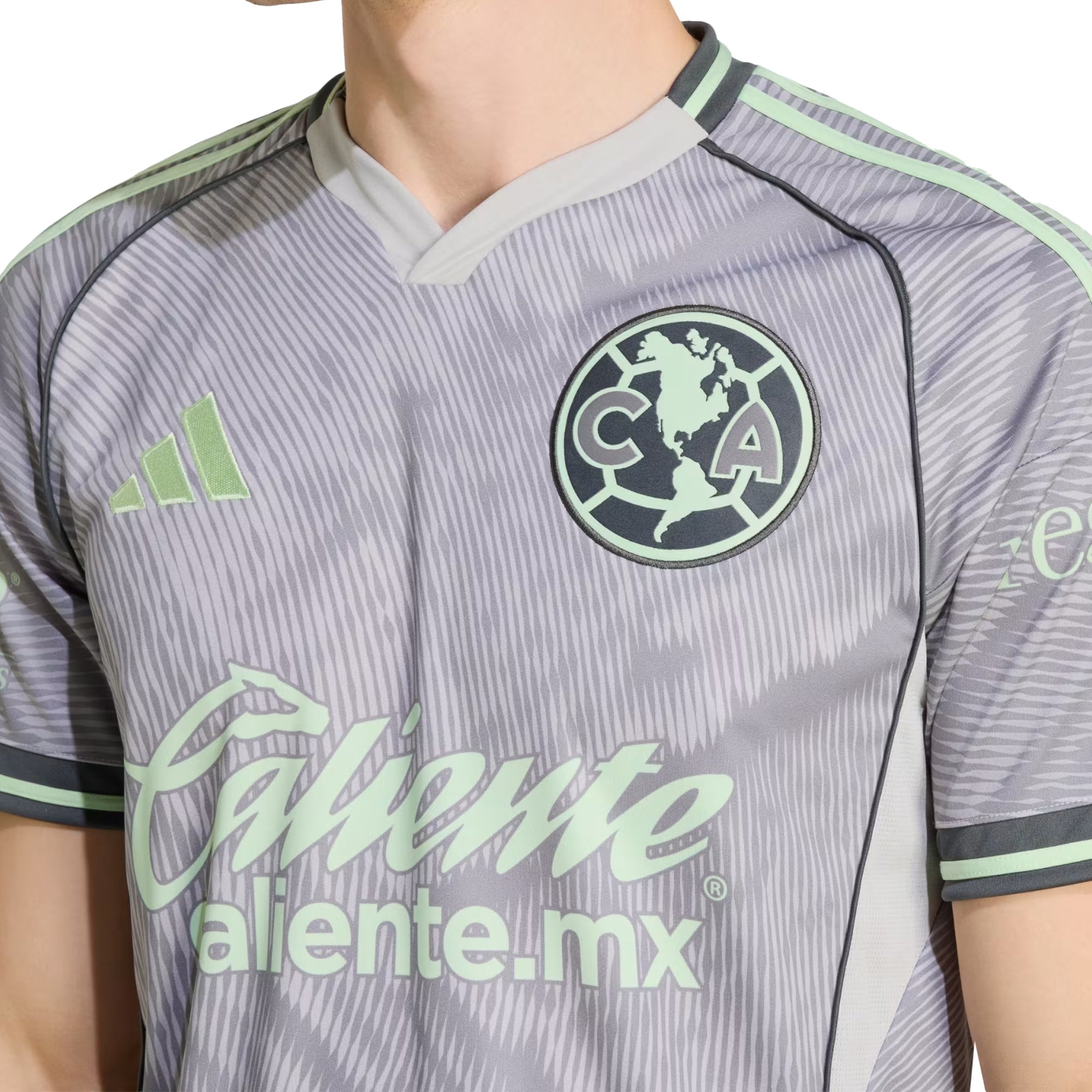adidas Men's Club America 2025/26 Third Jersey Grey - Image 3