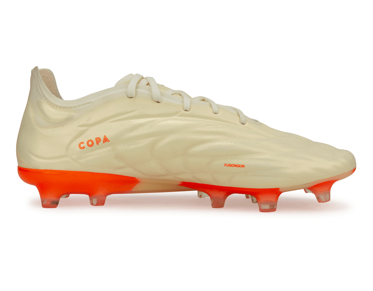 adidas Men's Copa Pure.1 FG Off White/Orange - Image 2