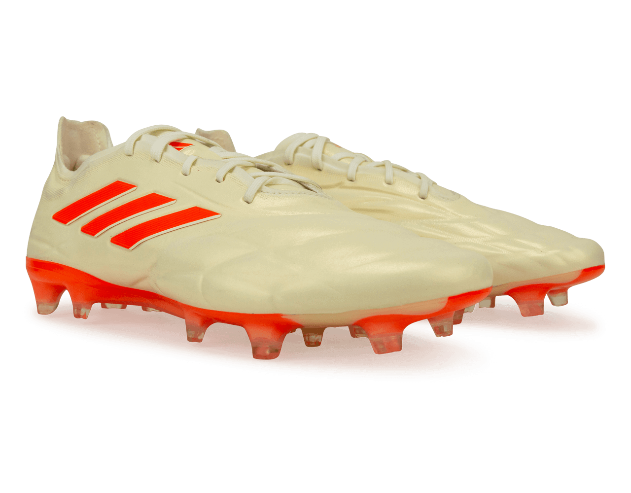 adidas Men's Copa Pure.1 FG Off White/Orange - Image 3