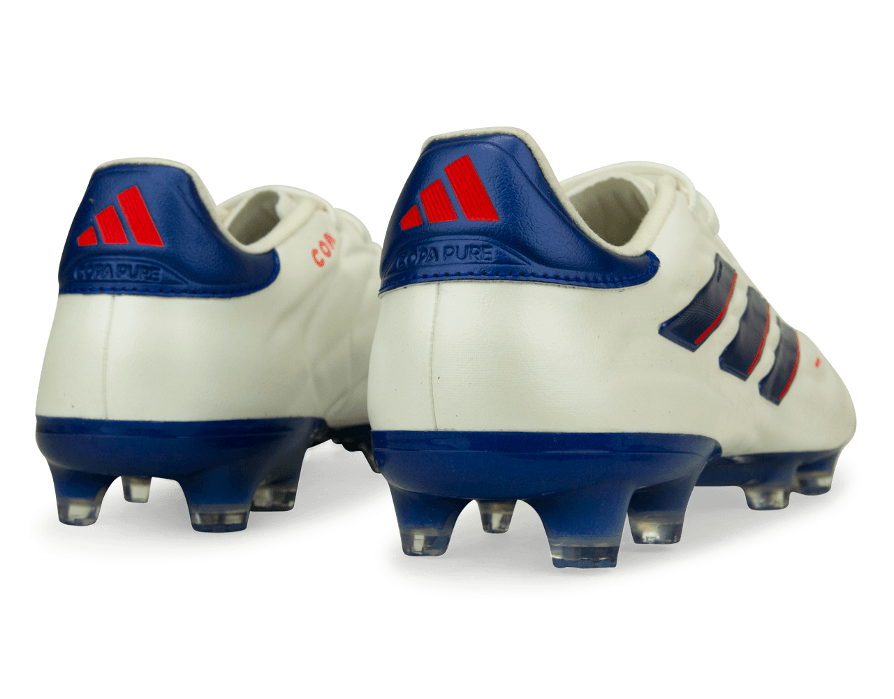 adidas Men's Copa Pure 2 Elite FG White/Blue - Image 4