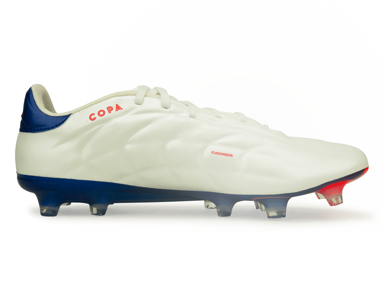 adidas Men's Copa Pure 2 Elite FG White/Blue - Image 2