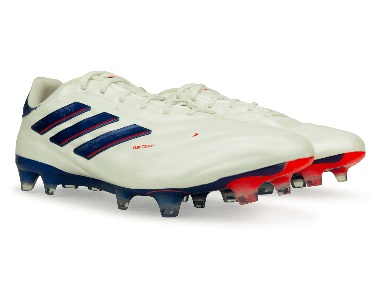 adidas Men's Copa Pure 2 Elite FG White/Blue - Image 3