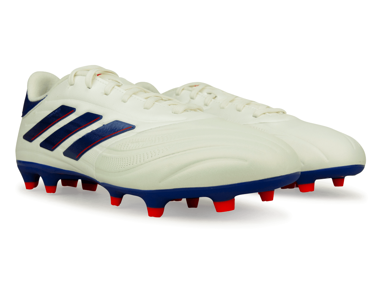 adidas Men's Copa Pure II League FG White/Blue - Image 3
