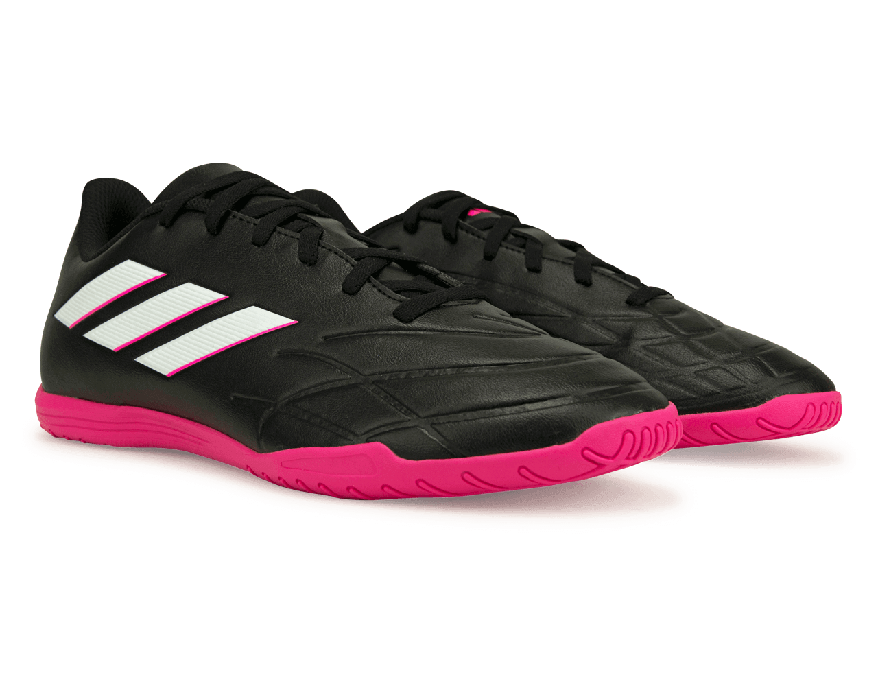 adidas Men's Copa Pure.4 IN Black/Pink - Image 4