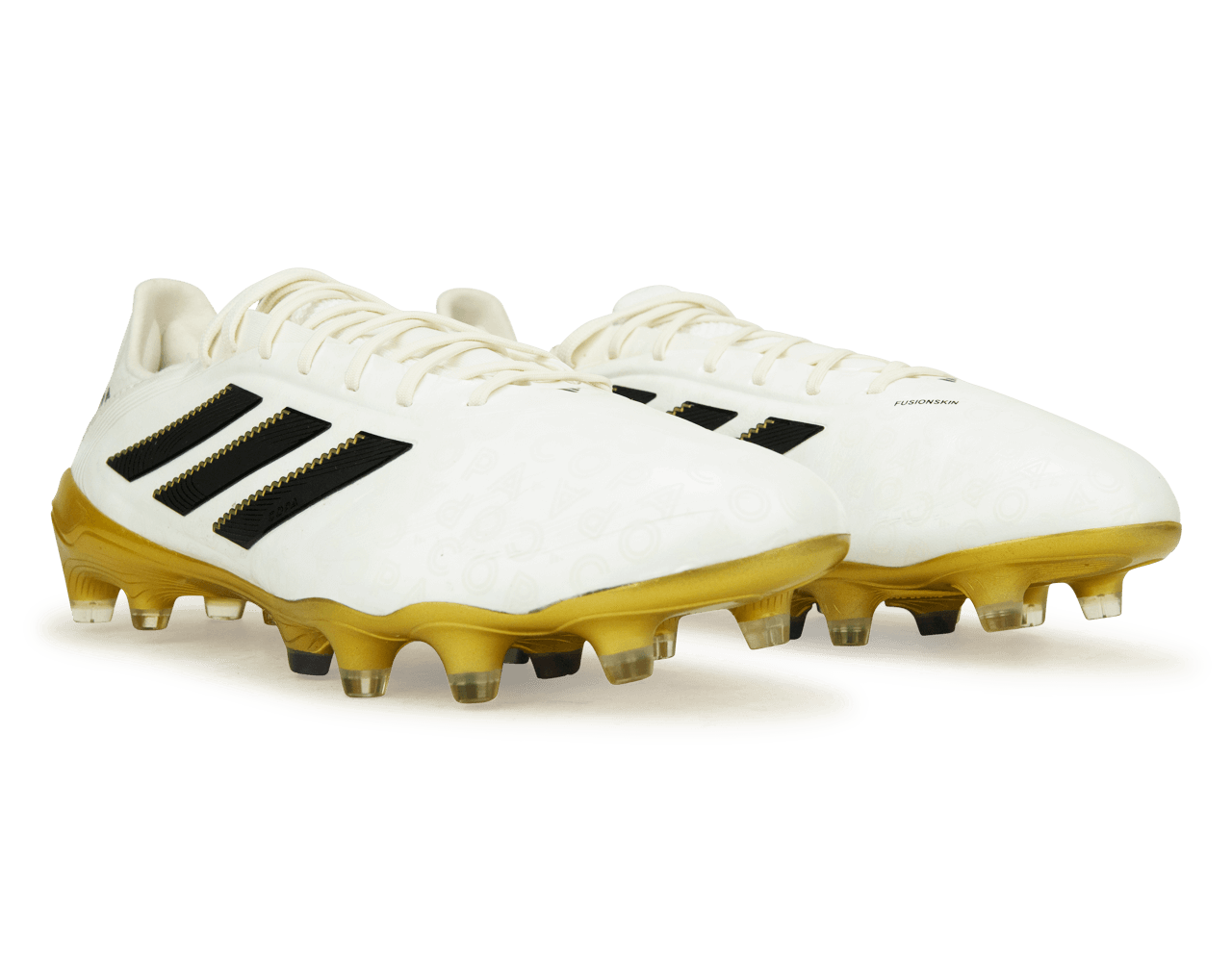 adidas Men's Copa Pure III Elite FG White/Black/Gold - Image 3