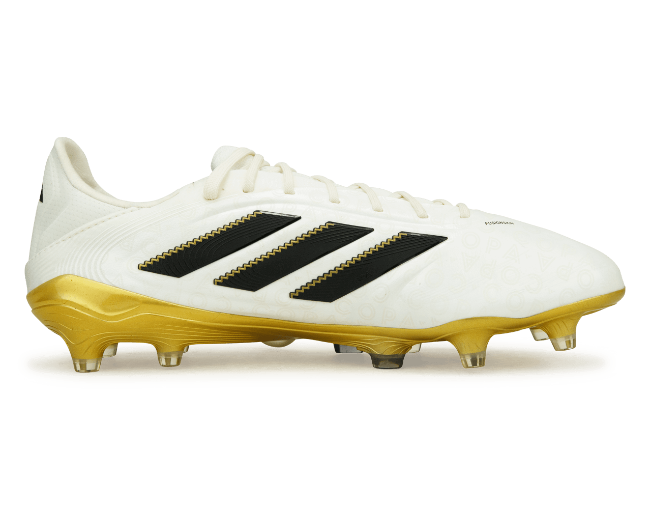 adidas Men's Copa Pure III Elite FG White/Black/Gold - Image 2