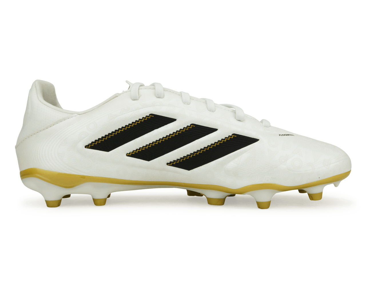 adidas Men's Copa Pure III League FG/MG White/Black/Gold - Image 2