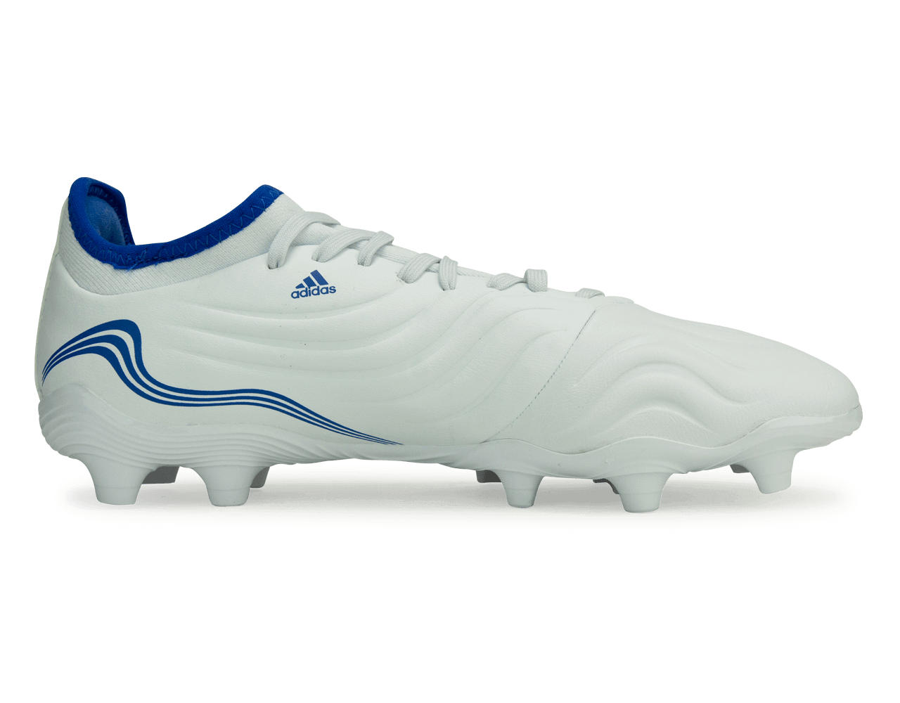 adidas Men's Copa Sense.3 FG White/Hi-Res Blue - Image 2