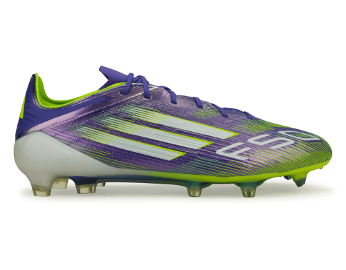 adidas Men's F50 Elite FG Purple/White/Lemon