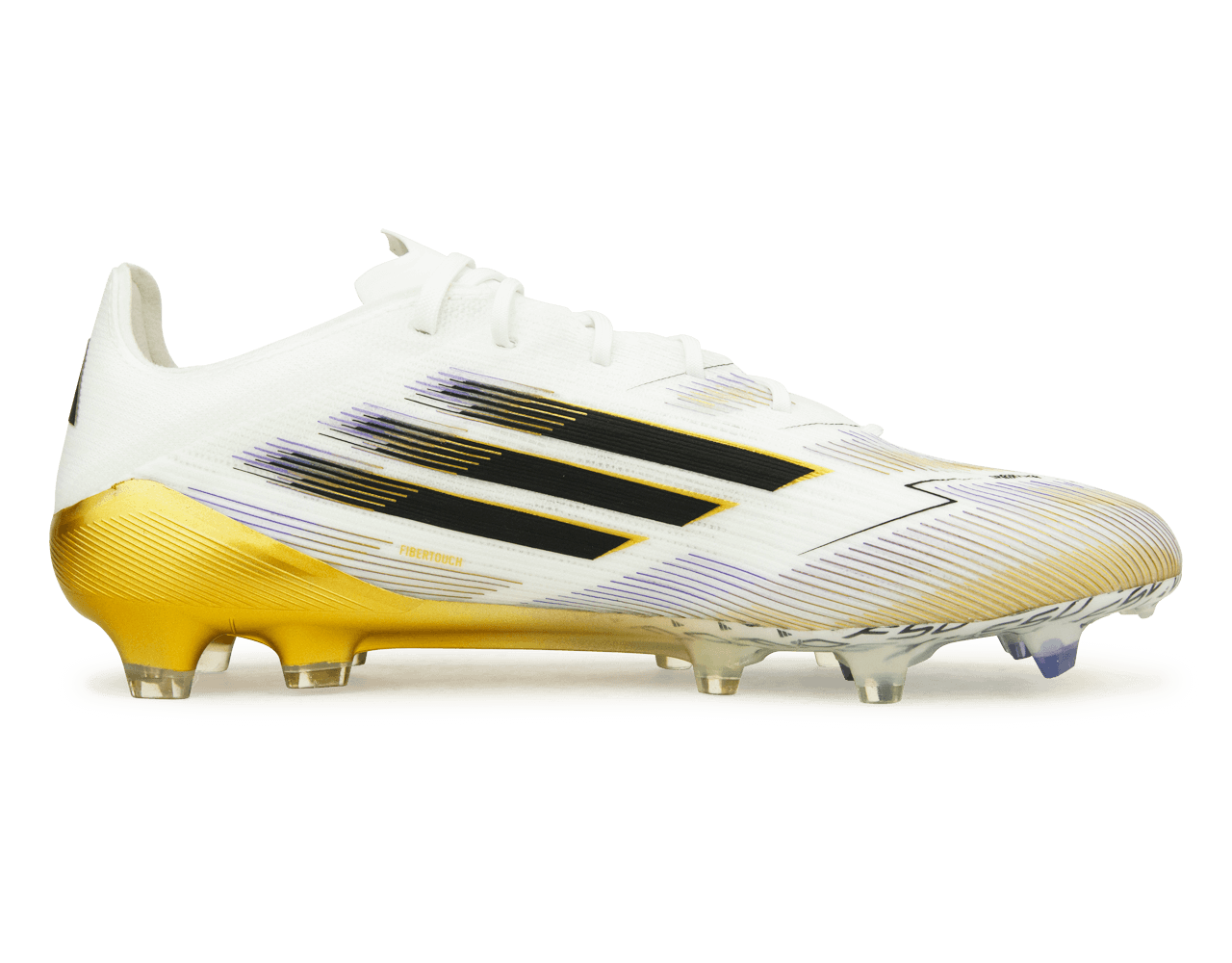 adidas Men's F50 Elite FG White/Black/Gold - Image 2