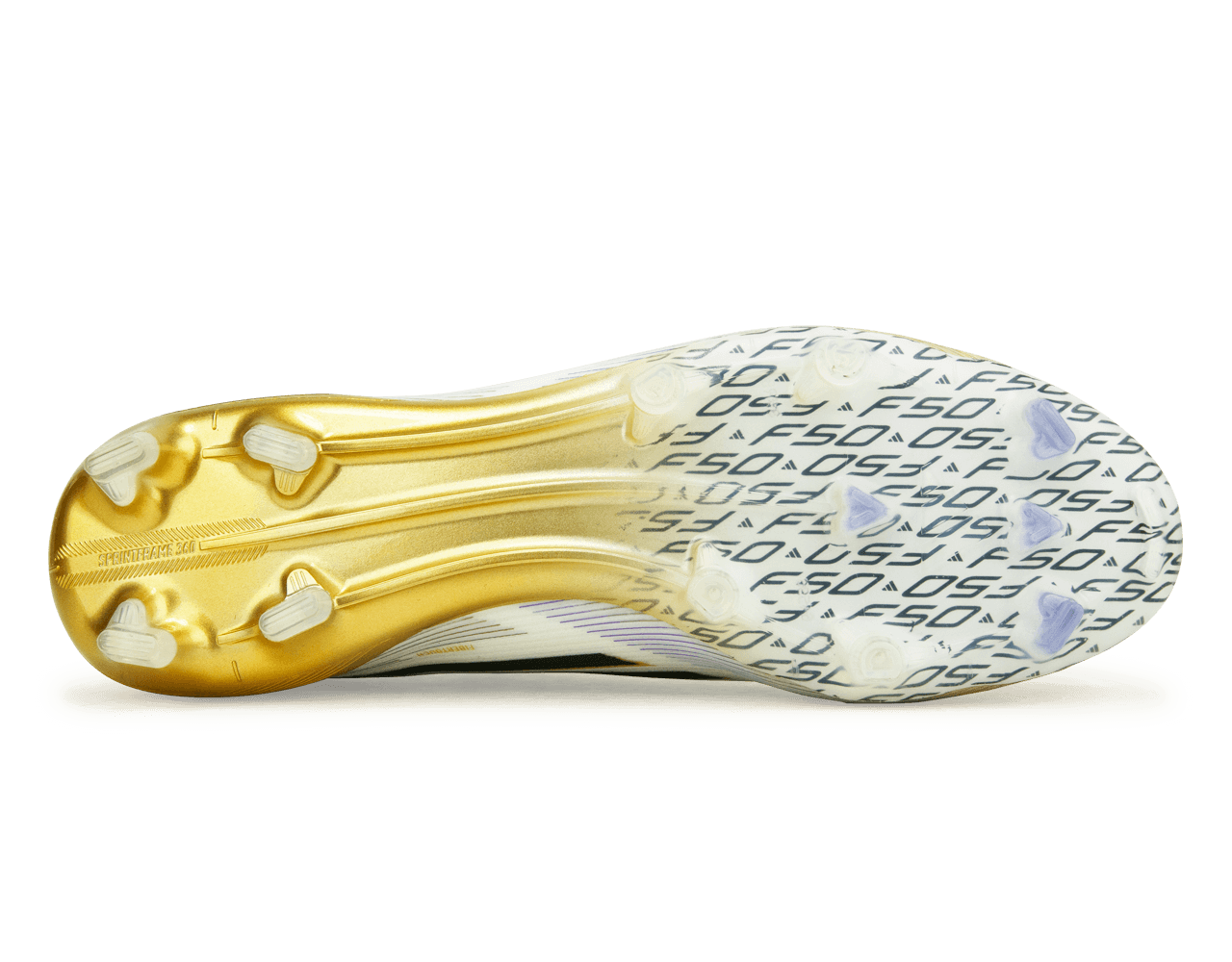adidas Men's F50 Elite FG White/Black/Gold - Image 4
