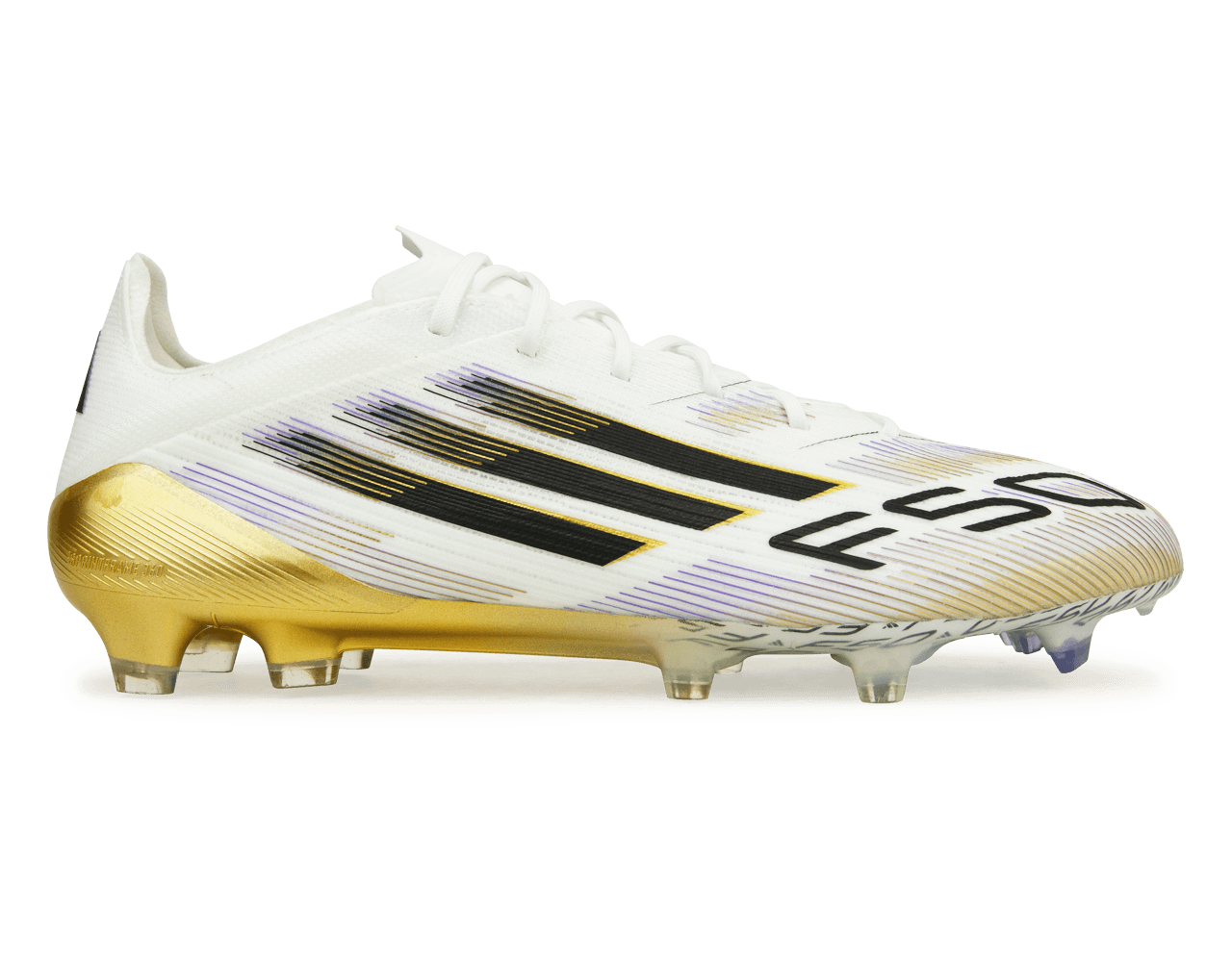 adidas Men's F50 Elite FG White/Black/Gold