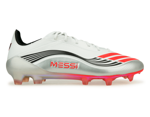 adidas Men's F50 Elite Messi FG White/Red/Silver