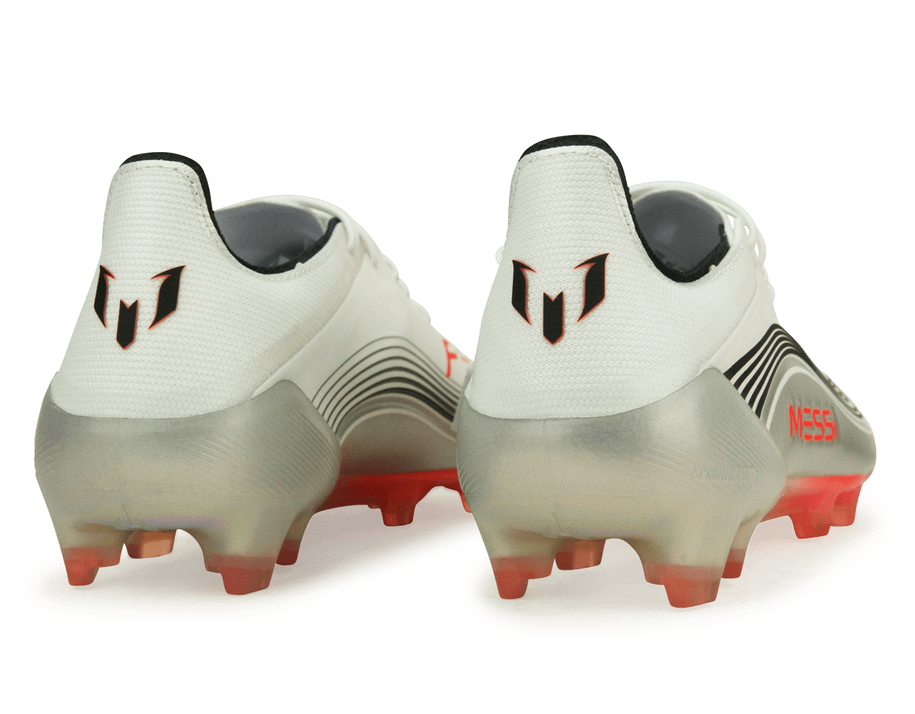 adidas Men's F50 Elite Messi FG White/Red/Silver - Image 4